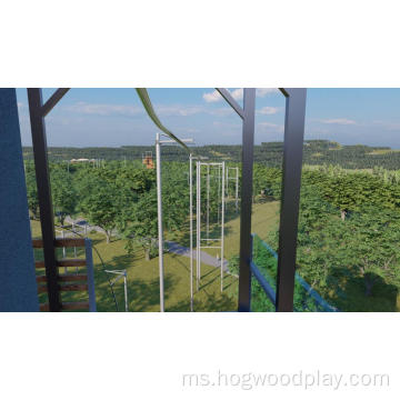 Peralatan Outdoor Sky Rider Zip Line